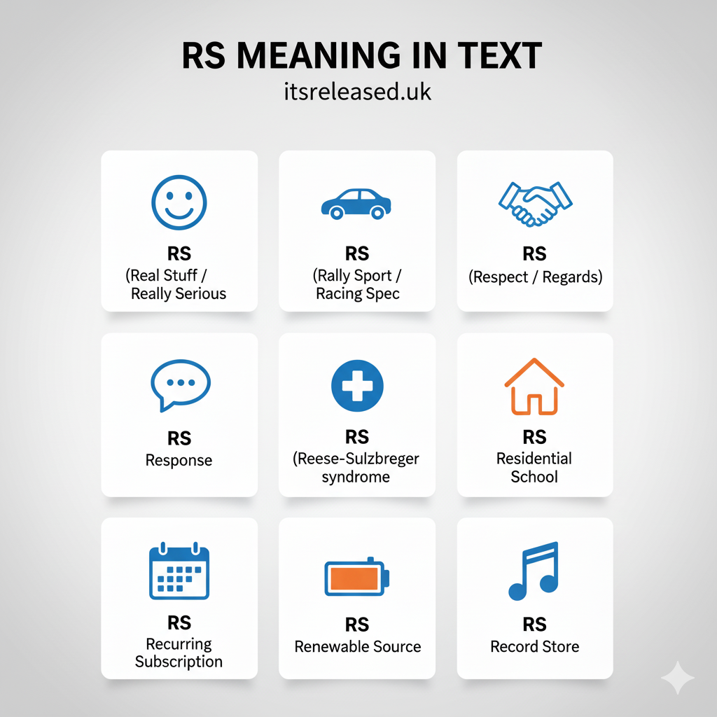 RS Meaning in Text, What Does RS Stand For in Messages