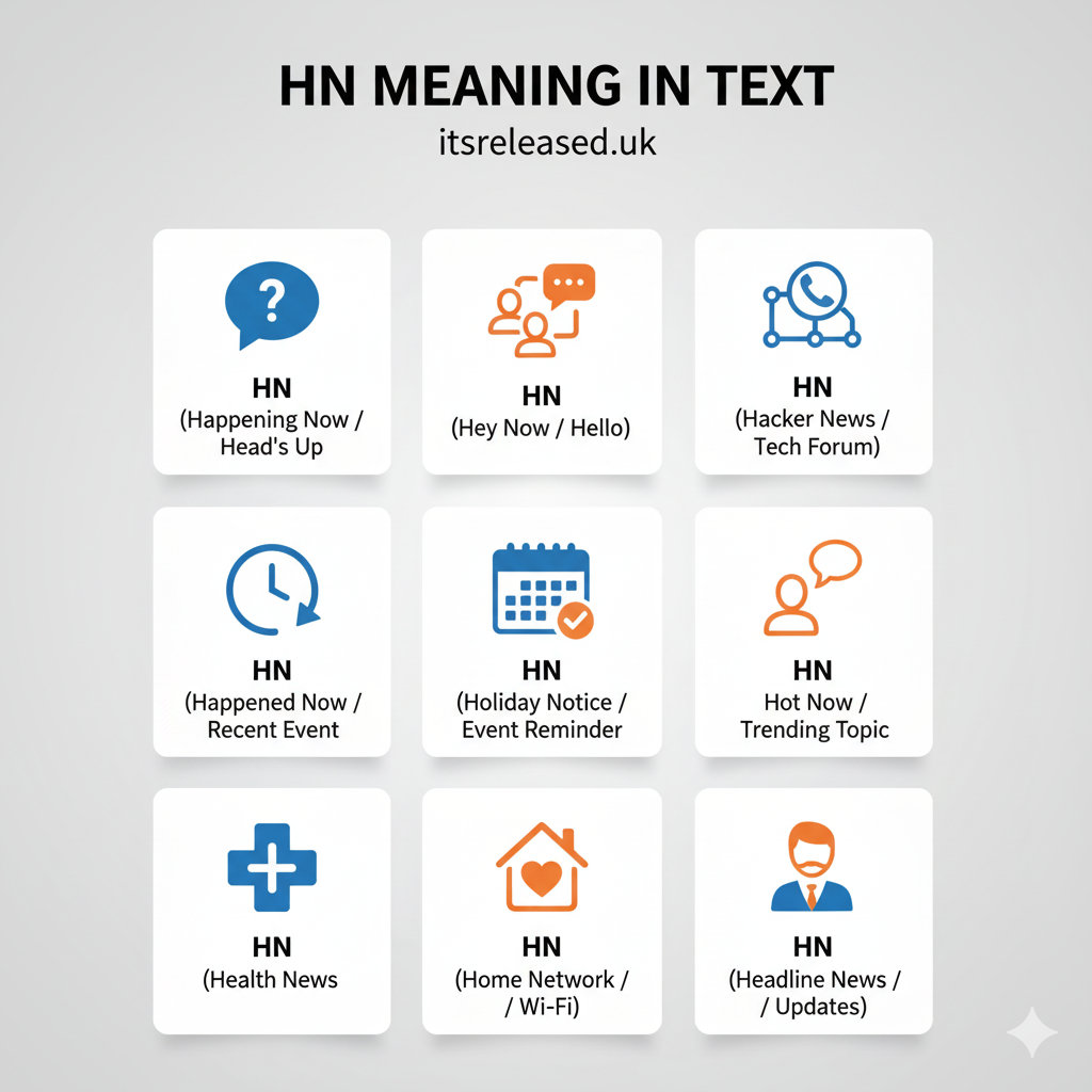 HN Meaning in Text, What Does HN Mean and How to Use It