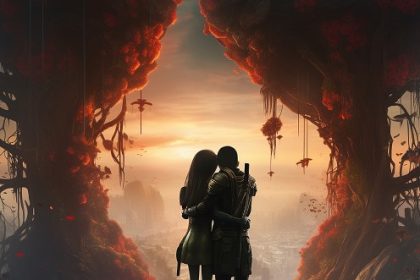 Medieval Love Triangle Romance Novel Covers AI