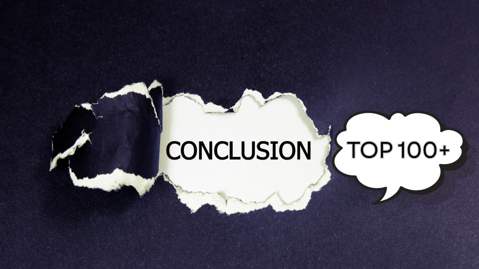 Conclusion Sentence Starters