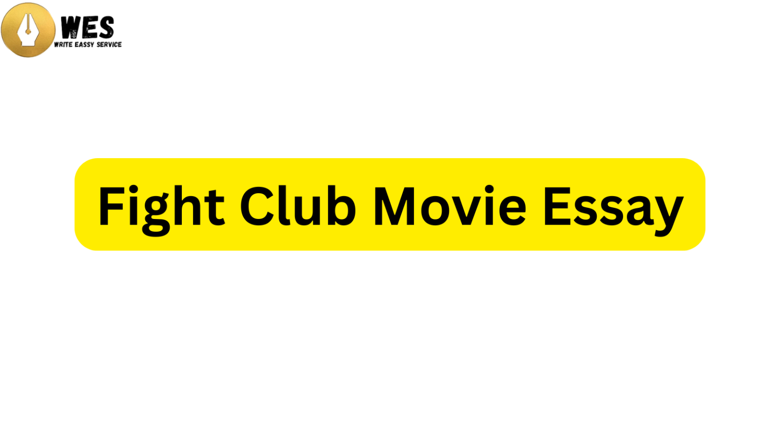 Fight Club Movie Essay